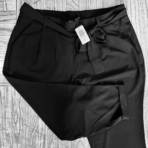 Torrid Black Crepe Pant with Waist Tie